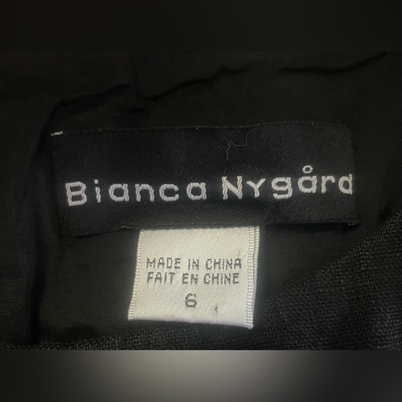 Bianca Nygard Women’s Dress Sleeveless Black. Size 6 - Picture 5 of 8